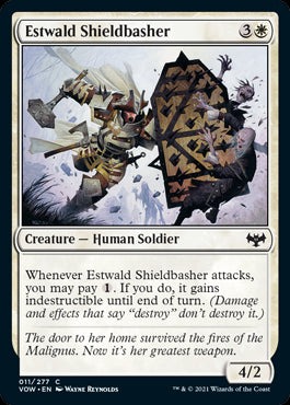 Estwald Shieldbasher #011 MTG Crimson Vow Single
