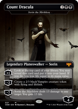 Dracula Showcase Sorin the Mirthless #337 MTG Single