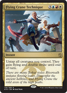 Flying Crane Technique #176 MTG Khans Of Tarkir Single