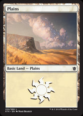 Plains V.3 #252 MTG Khans Of Tar...
