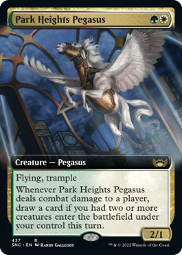Park Heights Pegasus Extended Art Streets Of New Capenna #437