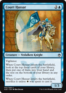 Court Hussar | Magic! The Gathering Masters 25 #051