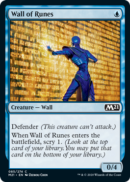 Wall of Runes #085 MTG Core 2021 Single