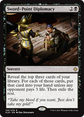 Sword-Point Diplomacy MTG Single...