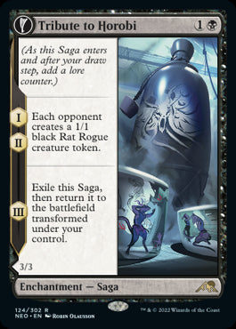 Tribute to Horobi // Echo of Death's Wail - NEO 124 Non-Foil