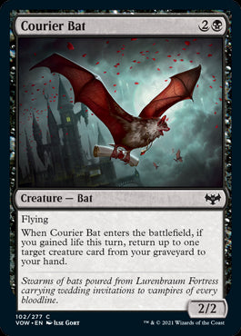 Courier Bat #102 MTG Crimson Vow...