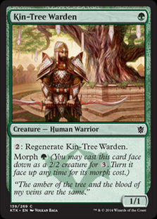 Kin-Tree Warden #139 MTG Khans O...
