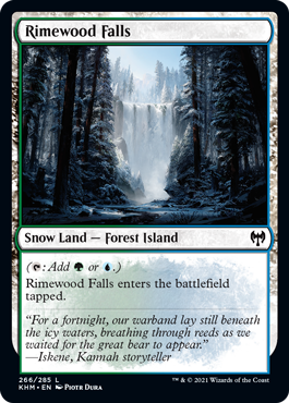 Rimewood Falls #266 MTG Kaldheim Single