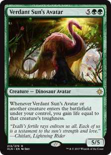 Verdant Sun's Avatar MTG Sin...