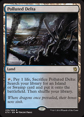 Polluted Delta #239 MTG Khans Of...