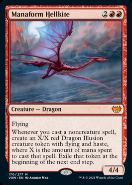 Manaform Hellkite #170 MTG Crimson Vow Single