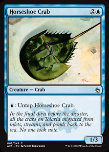 Horseshoe Crab | Magic! The Gathering Masters 25 #061