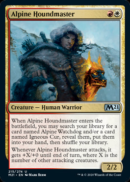 Alpine Houndmaster #215 MTG Core...