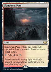 Sundown Pass #266 MTG Crimson Vo...