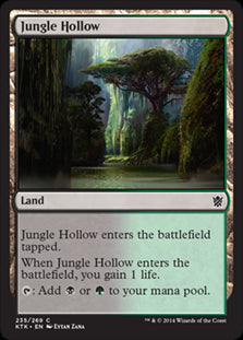 Jungle Hollow #235 MTG Khans Of Tarkir Single