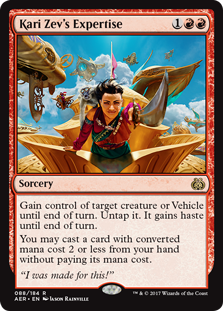Kari Zev's Expertise MTG Aether Revolt #088