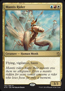 Mantis Rider #184 MTG Khans Of Tarkir Single