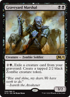 Graveyard Marshal MTG Single | Core Set 2019 #099