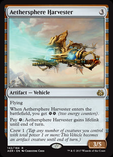 Aethersphere Harvester MTG Aether Revolt #142