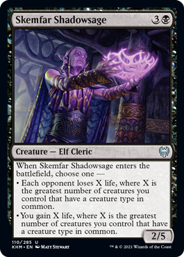 Skemfar Shadowsage #110 MTG Kald...