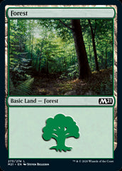 Forest #273 MTG Core 2021 Single