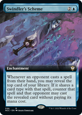 Swindler's Scheme Extended Art New Capenna Commander #096