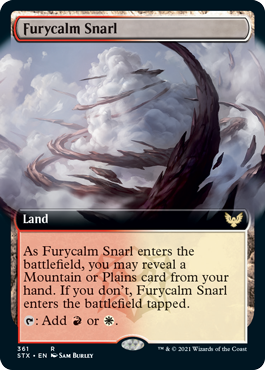Furycalm Snarl #361 MTG Strixhaven Extended Art Single