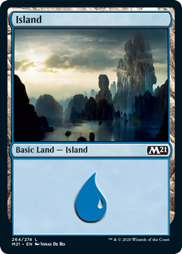 Island #264 MTG Core 2021 Single