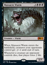 Massacre Wurm #114 MTG Core 2021...