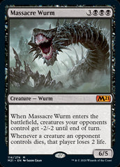 Massacre Wurm #114 MTG Core 2021 Single