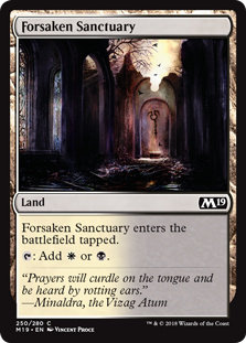 Forsaken Sanctuary MTG Single | Core Set 2019 #250