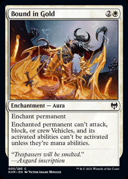 Bound in Gold #005 MTG Kaldheim ...
