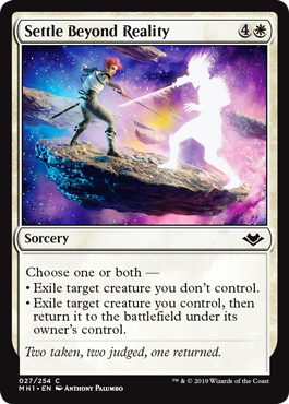 Settle Beyond Reality #027 | Modern Horizons MTG Singles