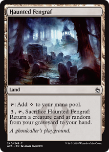 Haunted Fengraf | Magic! The Gathering Masters 25 #240