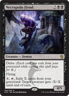 Necropolis Fiend #082 MTG Khans Of Tarkir Single