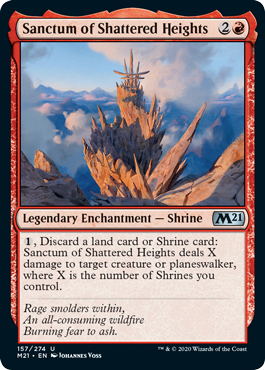 Sanctum of Shattered Heights #157 MTG Core 2021 Single