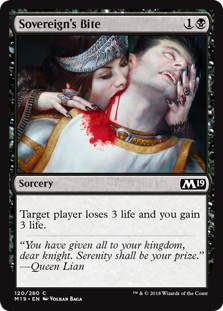 Sovereign's Bite MTG Single | Core Set 2019 #120