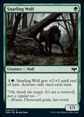 Snarling Wolf #219 MTG Crimson V...