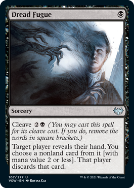 Dread Fugue #107 MTG Crimson Vow Single