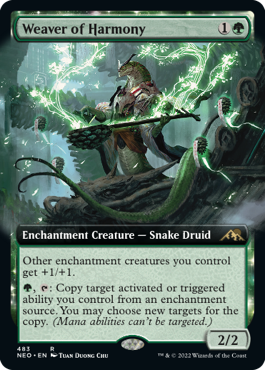 Weaver of Harmony Extended Art #483 Neon Dynasty