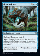 Giant's Grasp #384 MTG Kaldheim Single