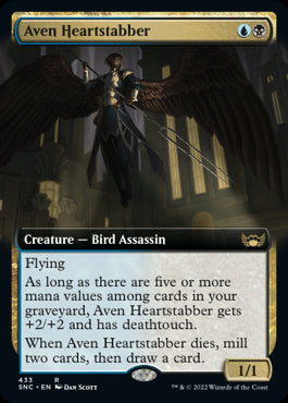 Aven Heartstabber Extended Art Streets Of New Capenna #433