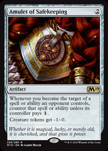 Amulet of Safekeeping MTG Single | Core Set 2019 #226