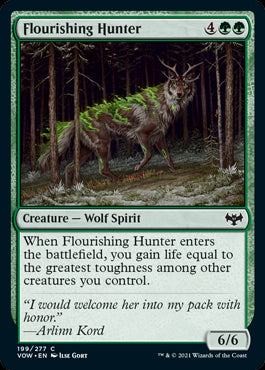 Flourishing Hunter #199 MTG Crimson Vow Single