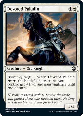 Devoted Paladin #011 | Adventures in the Forgotten RealmsSingles