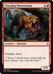 Charging Monstrosaur MTG Single ...