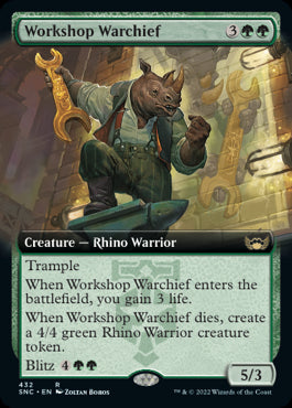 Workshop Warchief Extended Art Streets Of New Capenna #432