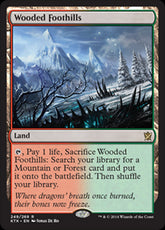 Wooded Foothills #249 MTG Khans ...