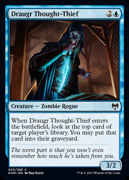 Draugr Thought-Thief #055 MTG Kaldheim Single