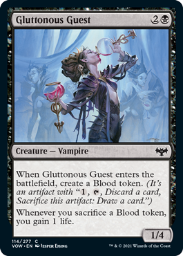 Gluttonous Guest #114 MTG Crimson Vow Single